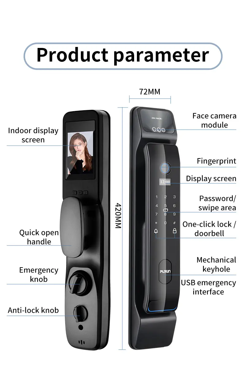 3d Face Smart Lock